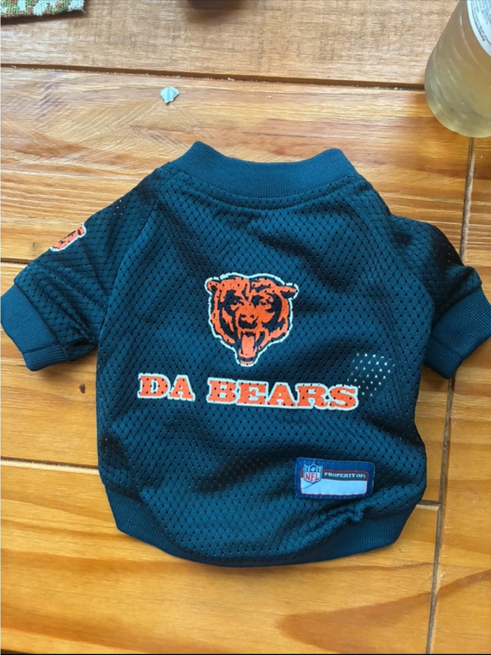 NFL Chicago Bears Navy & Orange Pet Mesh Jersey
